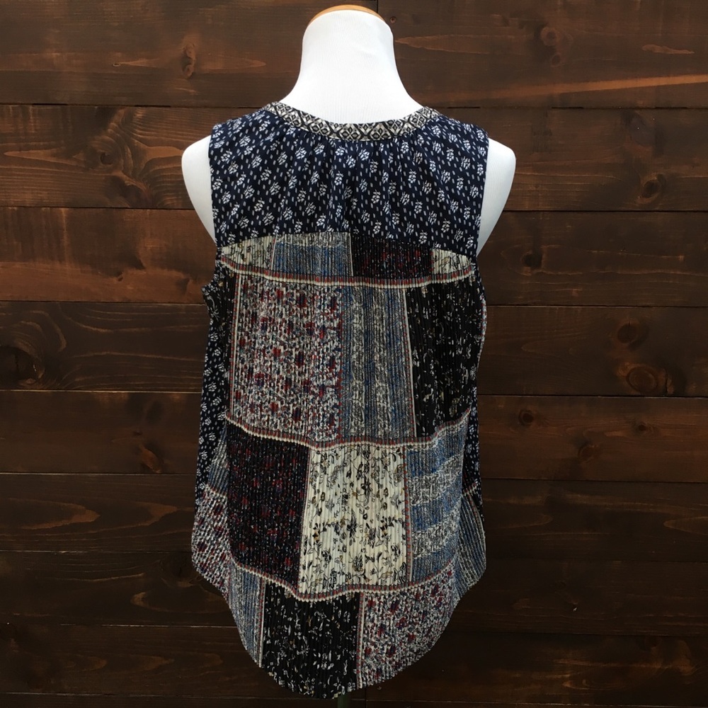 Anthropologie One September Tamarosa Patchwork Top - Picture 3 of 4